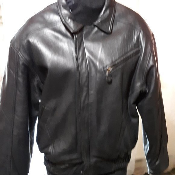 Vintage Leather Jacket by IOU Leather Collection - Picture 1 of 8